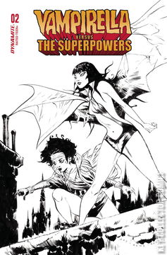 Variant Cover for Vampirella vs. Superpowers #2
