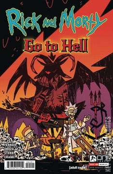Variant Cover for Rick and Morty Go to Hell #4