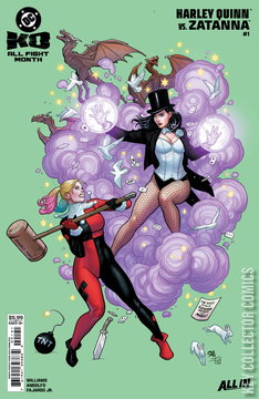 Variant Cover for DC K.O. Harley Quinn vs. Zatanna #1