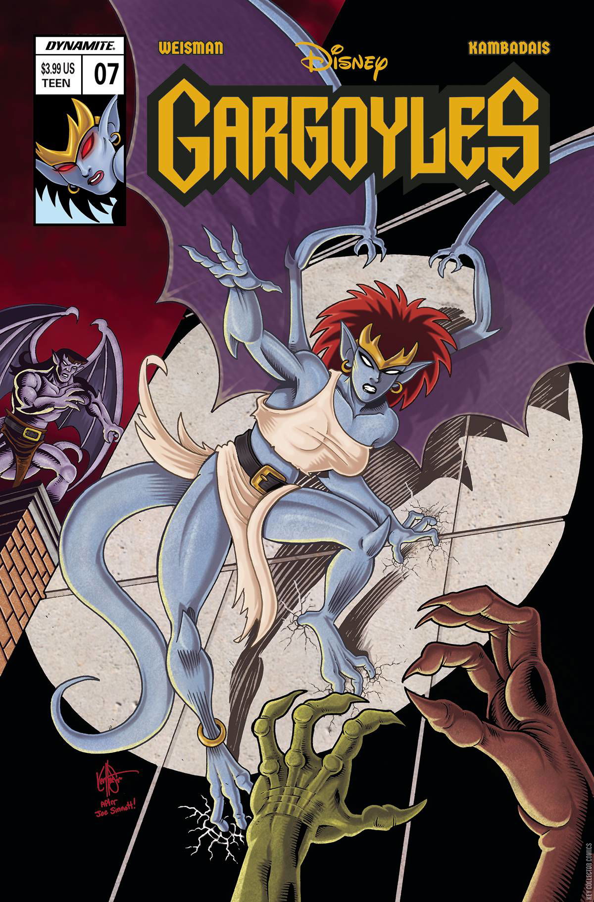 Variant Cover for Gargoyles #7