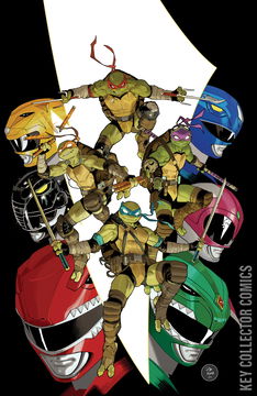 Variant Cover for Mighty Morphin Power Rangers / Teenage Mutant Ninja Turtles #1