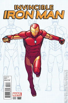 Variant Cover for Invincible Iron Man #1