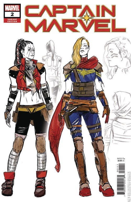 Variant Cover for Captain Marvel #2