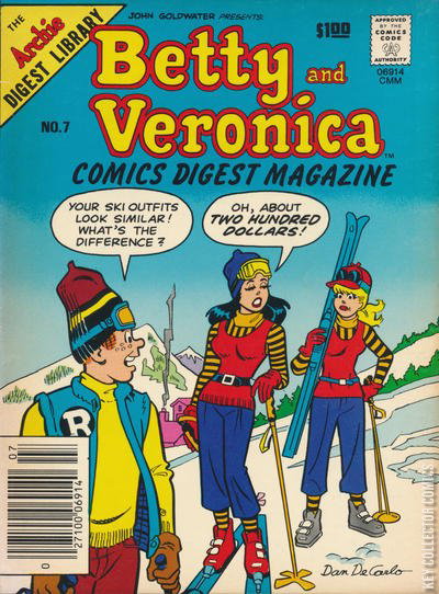 Betty and Veronica Digest #7 Published February 1984 |