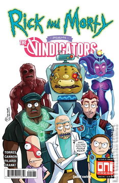 Variant Cover for Rick and Morty Presents: The Vindicators #1