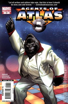 Variant Cover for Agents of Atlas #7