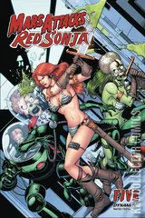 Variant Cover for Mars Attacks / Red Sonja #5