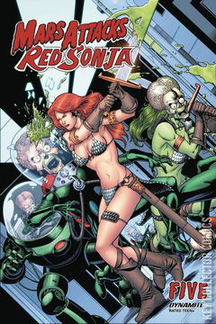 Variant Cover for Mars Attacks / Red Sonja #5