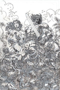 Variant Cover for The Cimmerian: Iron Shadows in the Moon #1