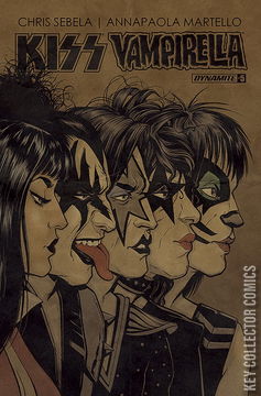 Variant Cover for KISS / Vampirella #5