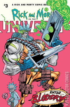 Variant Cover for Rick and Morty vs. the Universe #3