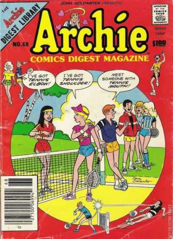 Cover art for Archie Comics Digest #68