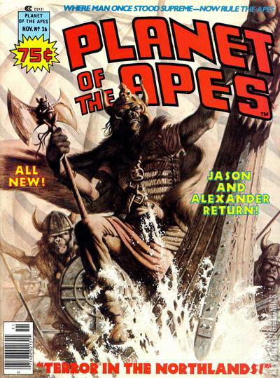Cover art for Planet of the Apes #26