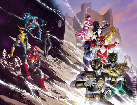 Variant Cover for Mighty Morphin Power Rangers #100