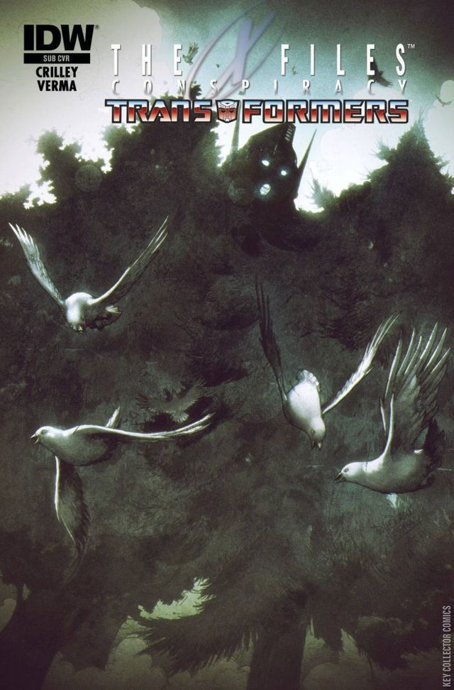 Variant Cover for The X-Files: Conspiracy - The Transformers #1