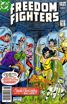 Variant Cover for Freedom Fighters #15