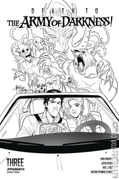 Variant Cover for Death to Army of Darkness #3