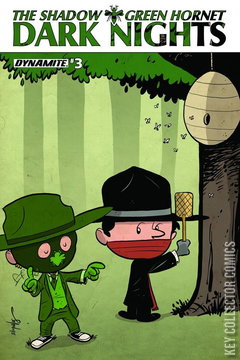 Variant Cover for The Shadow / Green Hornet: Dark Nights #3