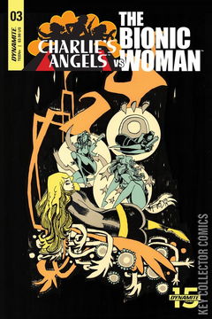 Variant Cover for Charlie's Angels vs. The Bionic Woman #3