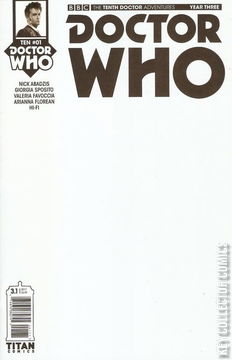 Variant Cover for Doctor Who: The Tenth Doctor - Year Three #1