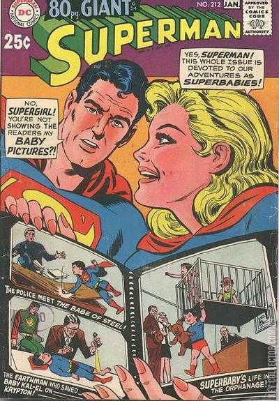 Superman #212 Published October 1968 | Key Collector Comics