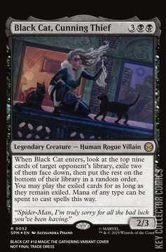 Variant Cover for Black Cat #10