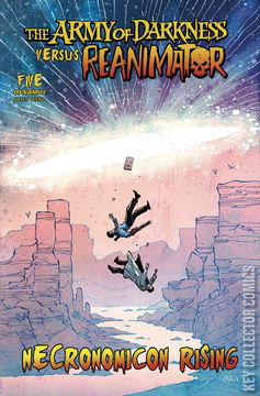 Variant Cover for Army of Darkness vs. Reanimator: Necronomicon Rising #5