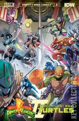 Variant Cover for Mighty Morphin Power Rangers / Teenage Mutant Ninja Turtles #2