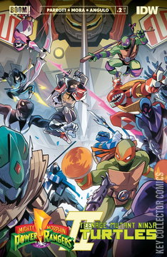 Variant Cover for Mighty Morphin Power Rangers / Teenage Mutant Ninja Turtles #2