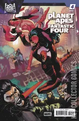Variant Cover for Planet of the Apes Versus Fantastic Four #4