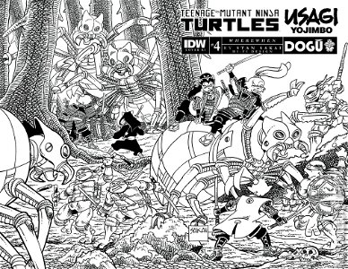 Teenage Mutant Ninja Turtles / Usagi Yojimbo: WhereWhen #4
