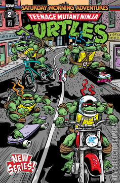 Variant Cover for Teenage Mutant Ninja Turtles: Saturday Morning Adventures #2