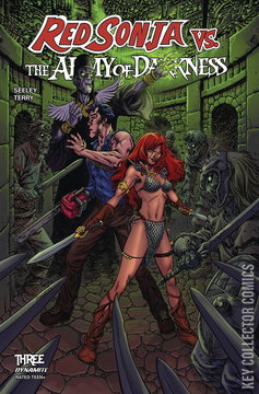 Variant Cover for Red Sonja vs. The Army of Darkness #3