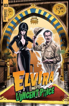 Variant Cover for Elvira Meets Vincent Price #3