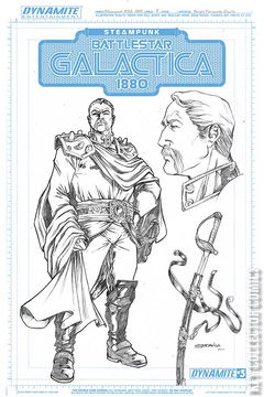 Variant Cover for Battlestar Galactica: Steampunk 1880 #3