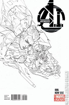 Variant Cover for Avengers A.I. #8.NOW