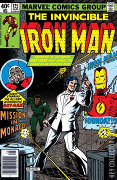 Variant Cover for Iron Man #125