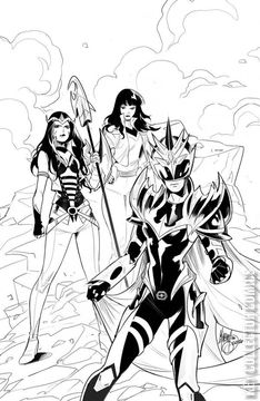 Variant Cover for Power Rangers: Drakkon - New Dawn #2