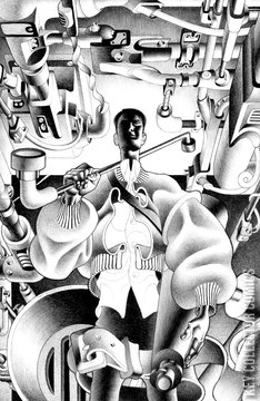 Variant Cover for Faceless and the Family #1