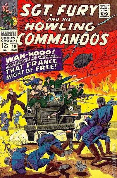 Cover art for Sgt. Fury and His Howling Commandos #40