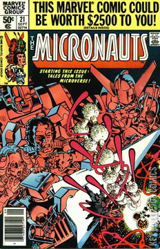 Variant Cover for Micronauts #21