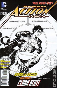 Variant Cover for Action Comics #10