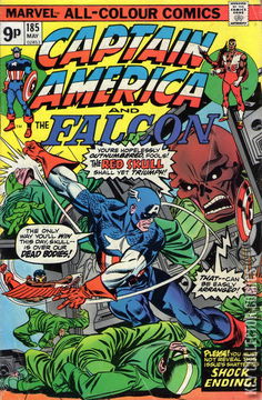 Variant Cover for Captain America #185