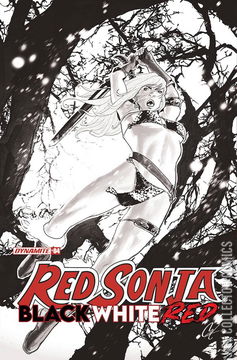 Variant Cover for Red Sonja: Black, White, Red #4