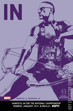 Variant Cover for Hawkeye vs Deadpool #4