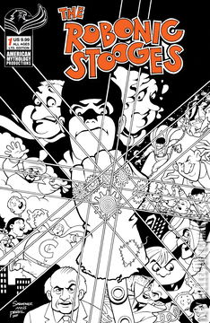 Variant Cover for Robonic Stooges Return, The #1