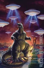 Variant Cover for Godzilla: Here There Be Aliens #1