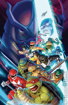 Variant Cover for Mighty Morphin Power Rangers / Teenage Mutant Ninja Turtles #2