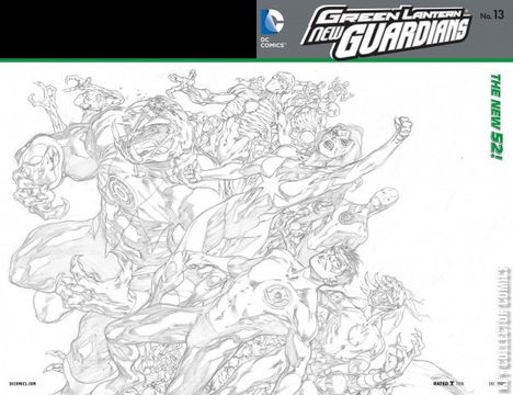 Variant Cover for Green Lantern: New Guardians #13