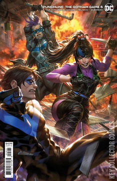 Variant Cover for Punchline: The Gotham Game #5